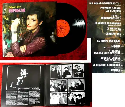 LP Barbara: L´Album D´Or (CBS 62 660) F 1973