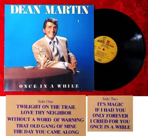 LP Dean Martin: Once in a While (Reprise 38 396-8) Clubsonderauflage (1978)