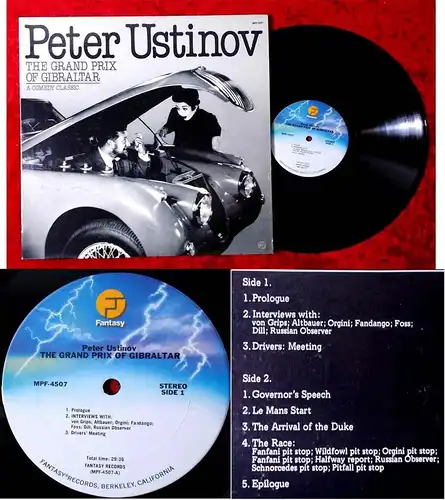 LP Peter Ustinov: The Grand Prix of Gibraltar - A Comedy Classic (Fantasy 4507)