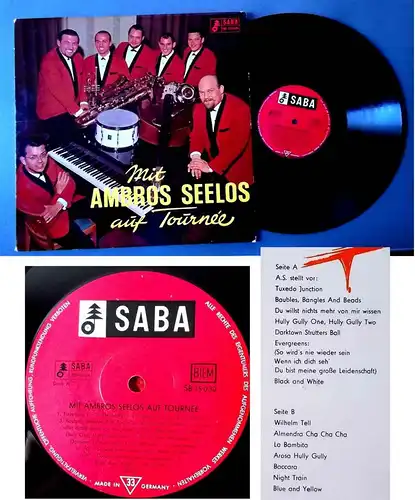 LP Mit Ambros Seelos auf Tournee (Saba SB 15030) D
