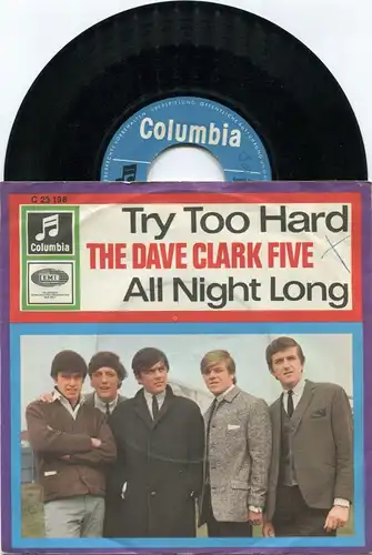 Single Dave Clark Five: Try Too Hard (Columbia C 23 198) D