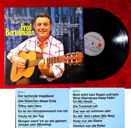 LP Fred Bertelmann: Der lachende Vagabund (Ariola 202 130-241) D 1981