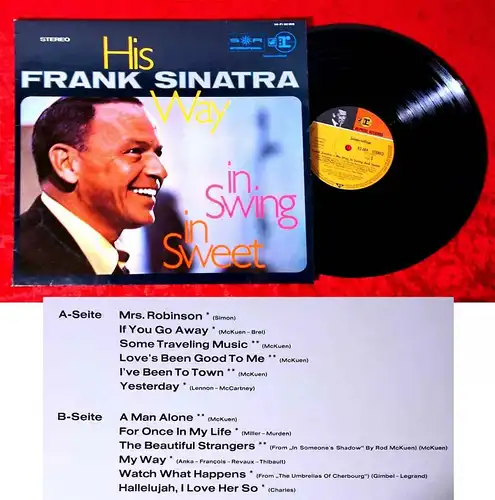 LP Frank Sinatra: His Way in Swing in Sweet (SR International Reprise 92 489) D