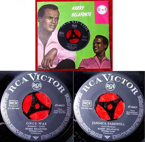 Single Harry Belafonte: Jamaica Farewell / Once Was (RCA 47-6663) D