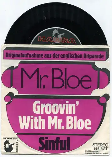 Single Mr. Bloe: Groovin With Mr. Bloe (Hansa 14 618 AT) D 1970