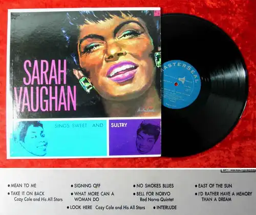 LP Sarah Vaughan Sings Sweet...and Sultry (Masterseal MS-55) US 1957