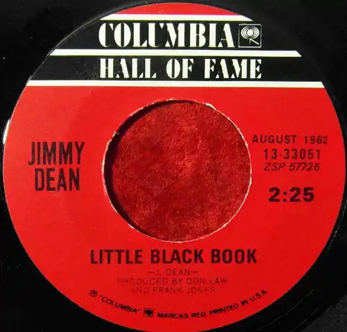 Single Jimmy Dean: Big Bad John (Columbia 13-33051) US