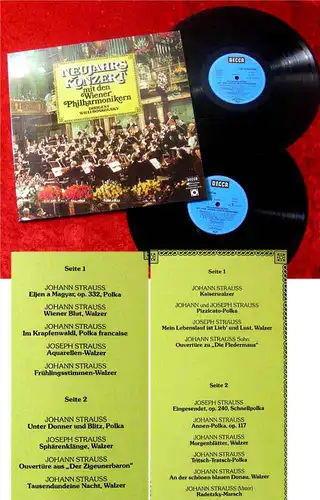 2LP Willi Boskovsky: Neujahrskonzert (Decca)