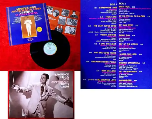 LP Lawrence Welk & His Music Family Celebrate 50 Years of Music w/ Photoalbum