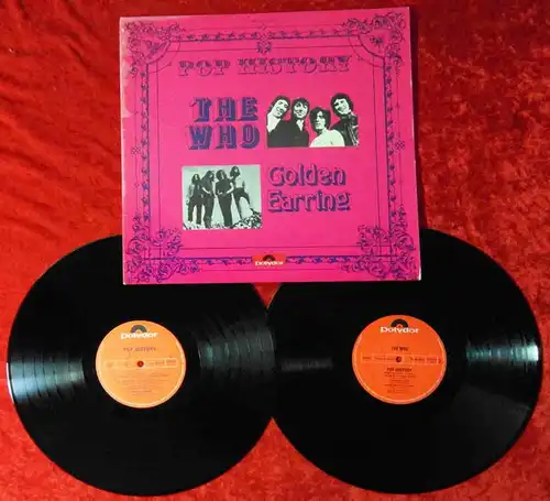 2LP Who & Golden Earring: Pop History (Polydor 2488034/2335030) D 1970