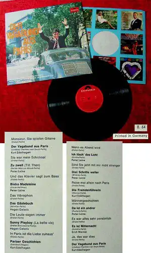 LP Sacha Distel: Der Vagabund aus Paris (Polydor 46 791 HiFi) D 1964