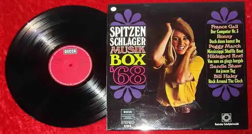 LP Spitzenschlager Musikbox ´68 (Decca Deutscher Schallplattenclub H 256/0)