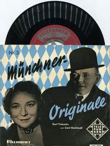 EP Karl Valentin & Liesl Karlstadt: Münchner Originale (Telefunken UX 4760) D