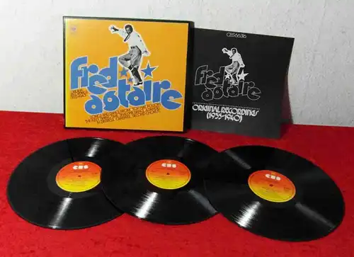 3LP Box Fred Astaire: Original Recordings 1935 - 1940 (CBS 66316) NL 1973