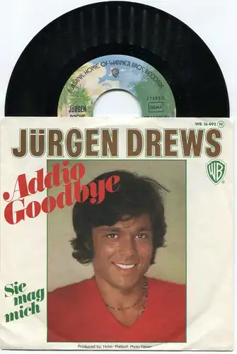 Single Jürgen Drews: Audio Goodbye (Warner Bros. WB 16 492) D 1974