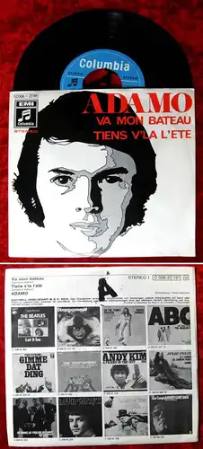 Single Adamo: Va Mon Bateau (Columbia 1C 006-23 191) D 1970
