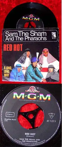 Single Sam The Sham & The Pharaohs: Red Hot (MGM 61 123) D 1966