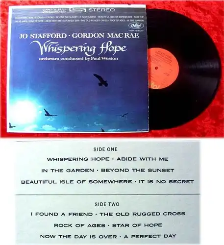 LP Jo Stafford Gordon MacRae Whispering Hope