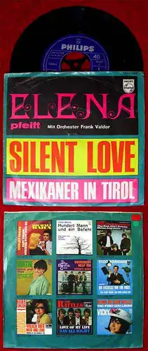 Single Elena & Frank Valdor: Silent Love  (Philips 346 019 PF) D