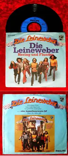 Single Leineweber: Die Leineweber / Hering & Flunder (Philips 6003 433) D 1975
