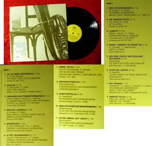 LP Volksmusik-Hitparade des Südwestfunks 1982