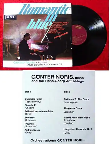 LP Günter Noris & Hans Georg Arlt Strings: Romantic in Blue (Decca SLK 16 461-P)