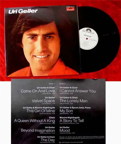LP Uri Geller  (Polydor) D 1974 Promo