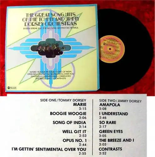 LP Bobby Byrne Great Song Hits from Tommy & Jimmy Dorse
