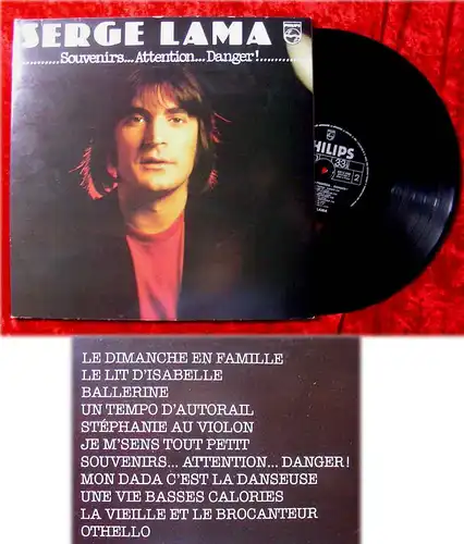LP Serge Lama: Souvenirs Attention Danger! (Philips) F