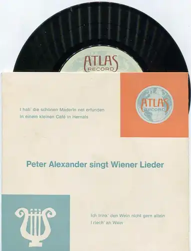 EP Peter Alexander singt Wiener Lieder (Atlas 80 032 HiFi) D 1964