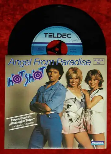 Single Hot Shot: Angel from Paradise (Teldec 613 313 AC) D 1981