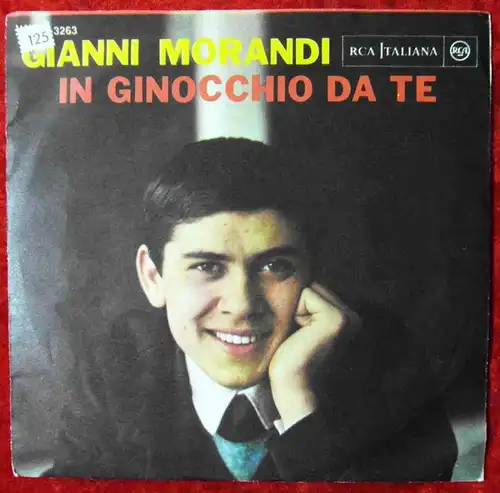 Single Gianni Morandi: In Ginocchio Da Te (RCA PM45-3263) Italy