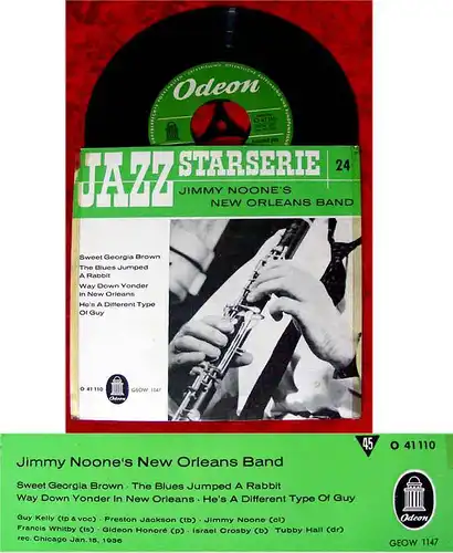 EP Jimmy Noone´s New Orleans Band Jazz Starserie Nr. 24