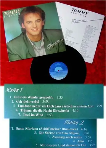 LP Tommy Steiner Schön dass Du bei mir bist 1988