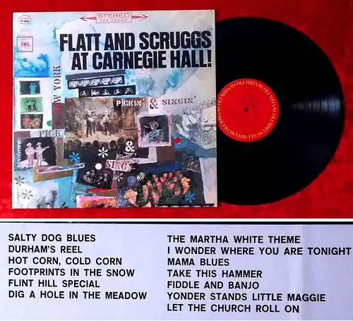 LP Lester Flatt & Earl Scruggs At Carnegie Hall (Columbia PC 8845) US