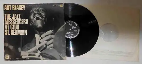LP Art Blakey: The Jazz Messengers At Club St. Germain (RCA E-552) D1960
