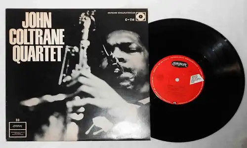 25cm LP John Coltrane Quartet (London C-114) Deutscher Schallplattenclub