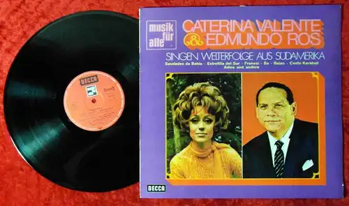 LP Caterina Valente & Edmundo Ros: Welterfolge aus Südamerika (Decca ND 482) D