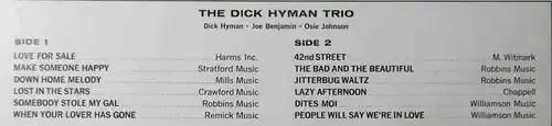 LP Dick Hyman And His Trio (Command 298 017) D 1961