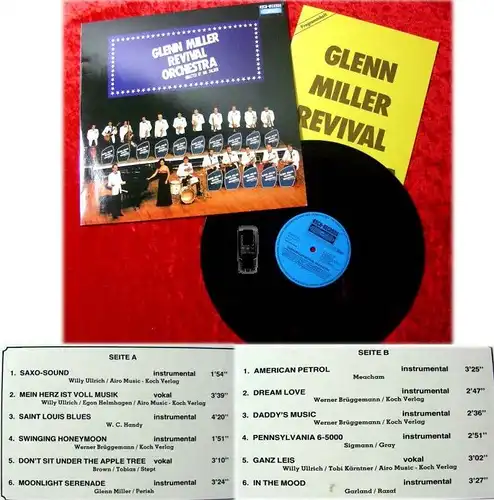 LP Glenn Miller Revivial Orchestra mit Programmheft