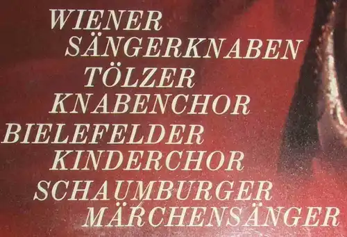 LP Frohe Weihnacht (Hör Zu SHZEL 89) Wiener Sängerknaben Tölzer Knabenchor