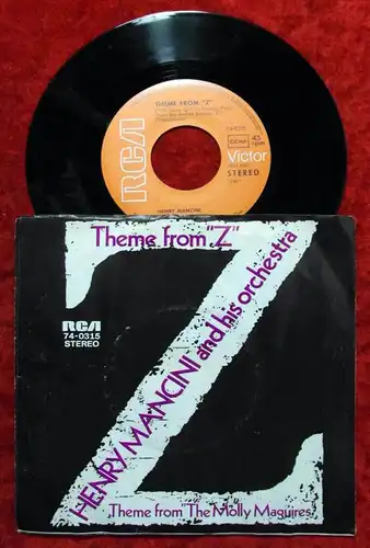 Single Henry Mancini: Theme from Z (RCA 74-0315) D 