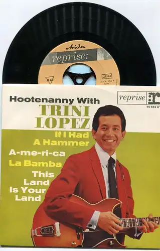 EP Trini Lopez: Hootenanny With Trini Lopez (Reprise 40 582 CT) D 1963