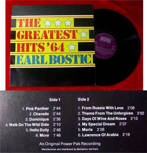 LP Earl Bostic Greatest Hits of 64