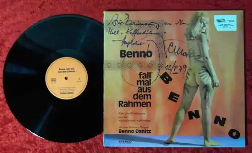 LP Benno Danitz: Fall mal aus dem Rahmen - Live (Signiert) 1979
