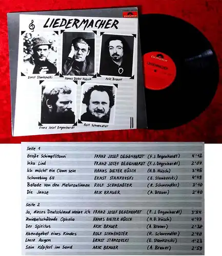 LP Liedermacher (Polydor 2371 461) D 1973