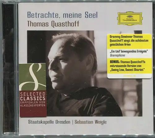 CD Thomas Quasthoff: Betrachte meine Seel (DGG) 2005