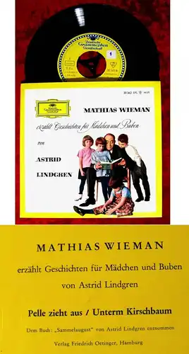EP Mathias Wieman erzählt Geschichten von Astrid Lindgren (DGG 30 362) D