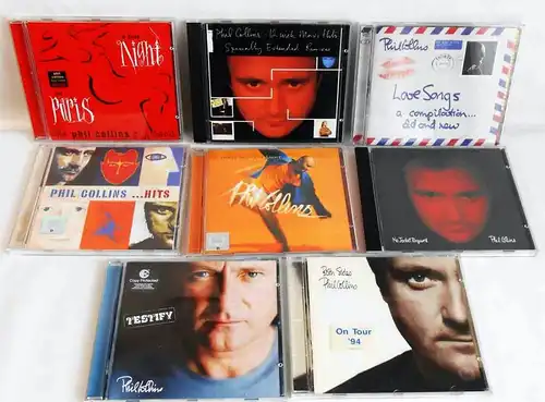 9 CD´s  Phil Collins  - Sammlung  -