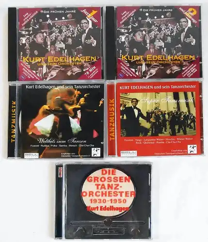 5 CD´s  Kurt Edelhagen   - Sammlung  -